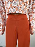 SUPER WHOLESALE | Flower Printed  Split Sleeve Top & Loose Pants