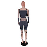SUPER WHOLESALE | Two Tones Tracking Top & Joggings