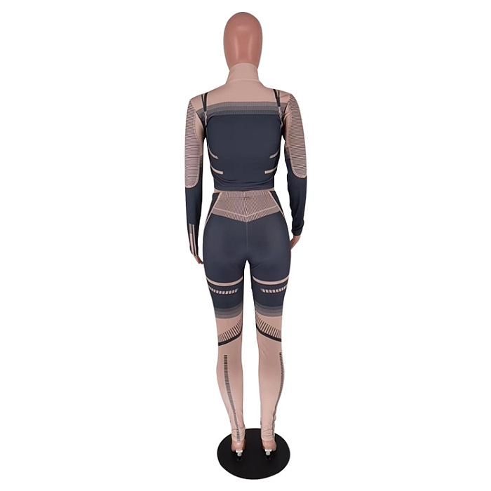 SUPER WHOLESALE | Two Tones Tracking Top & Joggings
