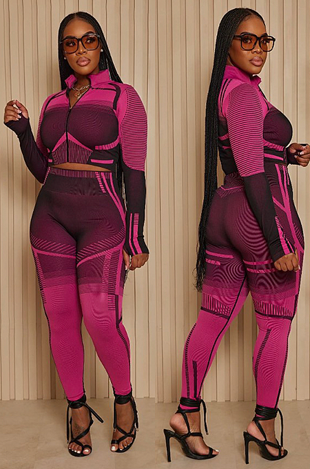 SUPER WHOLESALE | Two Tones Tracking Top & Joggings