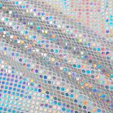SUPER WHOLESALE | Bling Bling Open Back Sequins Halter Dress
