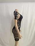 SUPER WHOLESALE | Elasctic Cut Out Sexy Lace Patchwork Back Tied Romper