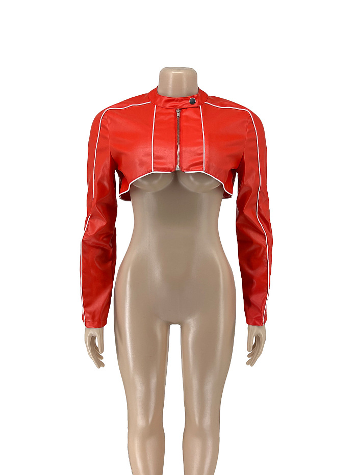 SUPER WHOLESALE | Crop Tracking Jacket