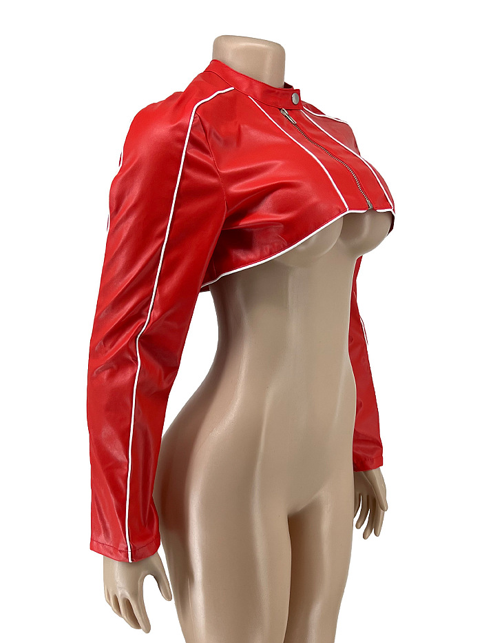 SUPER WHOLESALE | Crop Tracking Jacket
