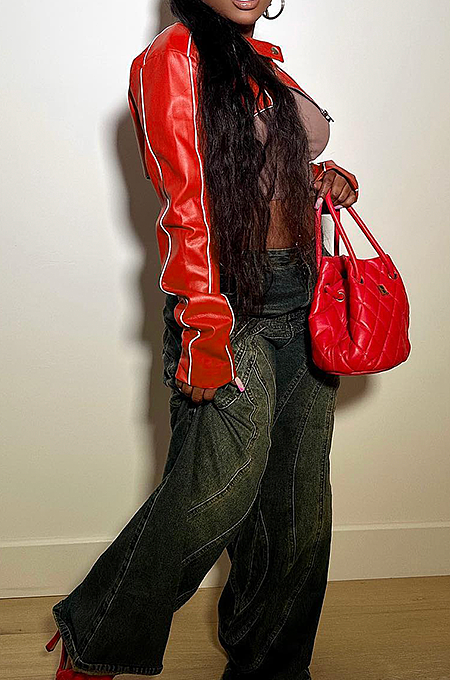 SUPER WHOLESALE | Crop Tracking Jacket