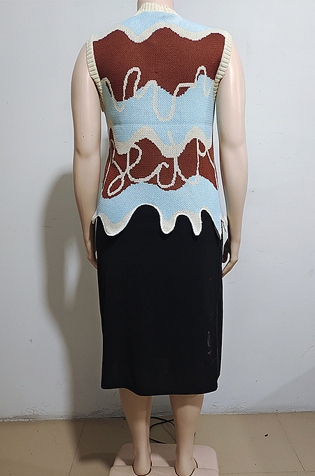 SUPER WHOLESALE | Knitted V-Neck Vest