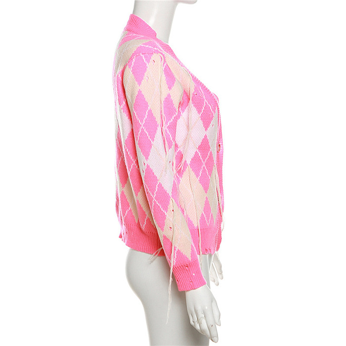 SUPER WHOLESALE | Geometric Kniited Garment Top & Shorts