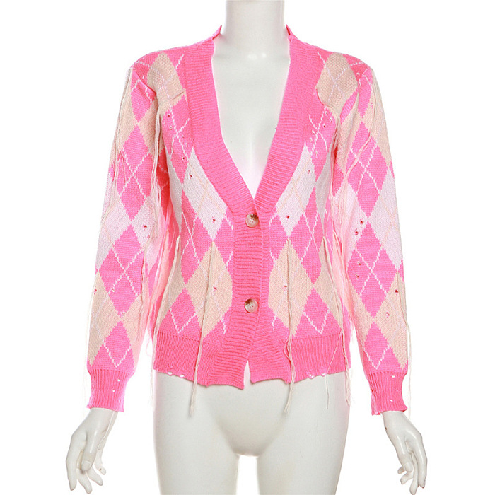 SUPER WHOLESALE | Geometric Kniited Garment Top & Shorts