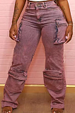 SUPER WHOLESALE | Aged Straight Down Cargo Pants