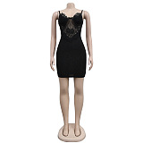 SUPER WHOLESALE | Open Back Lace Maxi Mini Dress