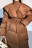 SUPER WHOLESALE | Hoodie Oversize Layered Neck Long Coat