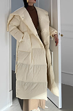SUPER WHOLESALE | Hoodie Oversize Layered Neck Long Coat