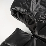 SUPER WHOLESALE | Sock Cuff Patchwork Crop Puufy Jacket