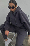 SUPER WHOLESALE | Hoodie Top with Jogging Pants in Solid