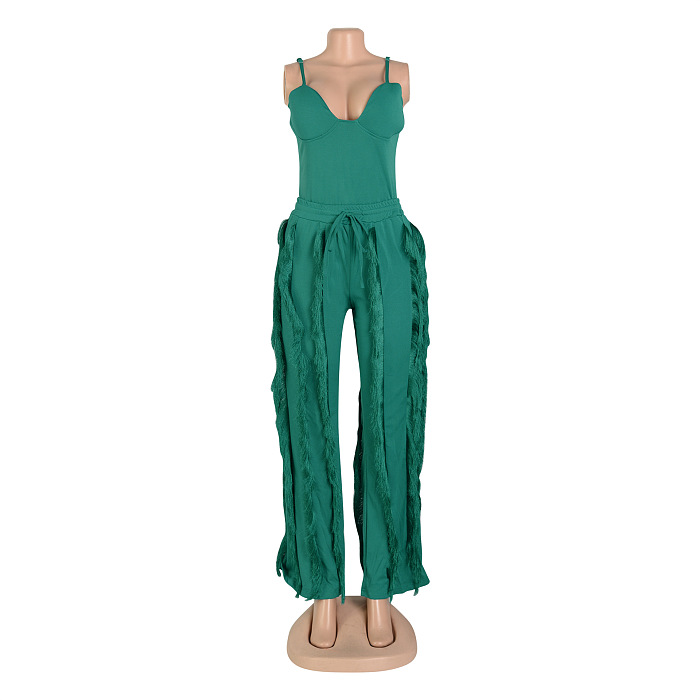 WHOLESALE | Wave Decor Maxi Jumpsuit