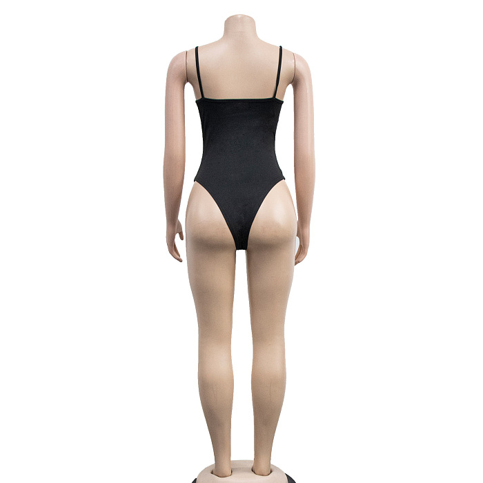 WHOLESALE | Rhinestone Long Sleeve Full Decor Bodycon Dress( Bodysuit Attached)