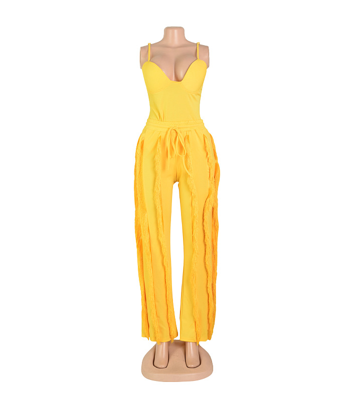 WHOLESALE | Wave Decor Maxi Jumpsuit