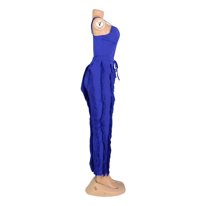 WHOLESALE | Wave Decor Maxi Jumpsuit