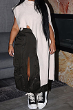 SUPER WHOLESALE | Front Split Cargo Skirt