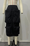 SUPER WHOLESALE | Front Split Cargo Skirt