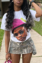 SUPER WHOLESALE | Figuring Printed T-shirt