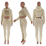 SUPER WHOLESALE | 3-piece Set with Hoodie Crop Top, Tanks, Jogger's Pants