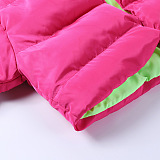 SUPER WHOLESALE | Puffy Zipper Up Down Jacket in 2 tones