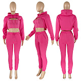 SUPER WHOLESALE | 3-piece Set with Hoodie Crop Top, Tanks, Jogger's Pants