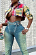 SUPER WHOLESALE | Flannel Plaid Crop Shirt Top