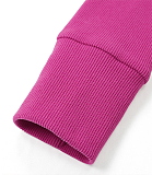 SUPER WHOLESALE | Pit Material Front Hollow-out Long Sleeve Bodycon Dressin Rose Red