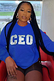 SUPER WHOLESALE | CEO Printed Sweater in Solid