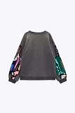 SUPER WHOLESALE | Ladies Printed Oversize Sweater