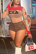 SUPER WHOLESALE | Printed Patchwork Long Sleeve Top