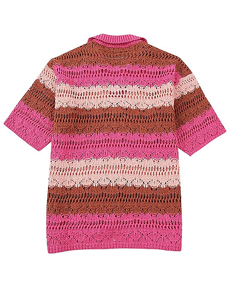 SUPER WHOLESALE | Knitted Short Sleeve Shirt Top