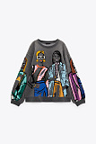 SUPER WHOLESALE | Ladies Printed Oversize Sweater