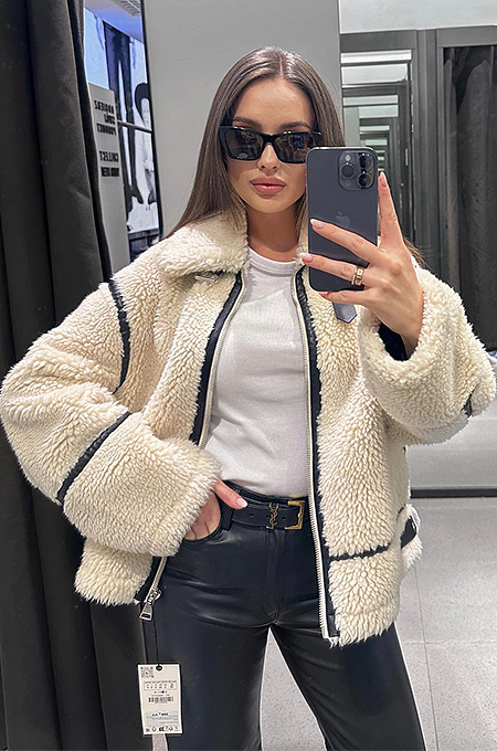 SUPER WHOLESALE | Sherpa-style Thick Jacket