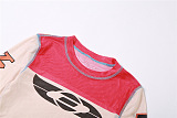 SUPER WHOLESALE | Printed Patchwork Long Sleeve Top