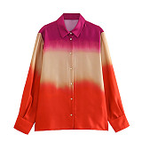 SUPER WHOLESALE | Tied-dye Gradiant Shirt Top & Straight DownPants