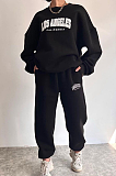 SUPER WHOLESALE | LOS ANGLES Printed Sweater Top & Jogger's Pants