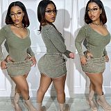 SUPER WHOLESALE | Long Sleeve Bodysuit & Skirt