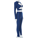 SUPER WHOLESALE  Front Hollow-out Ring Deco & Leggings Pants