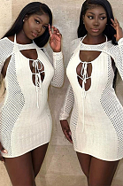 SUPER WHOLESALE  Mesh See-through Halter Dress and Top