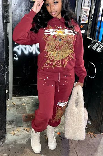 SUPER WHOLESALE | Printed Hoodie Top & Jogger's Pants