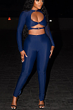SUPER WHOLESALE  Front Hollow-out Ring Deco & Leggings Pants