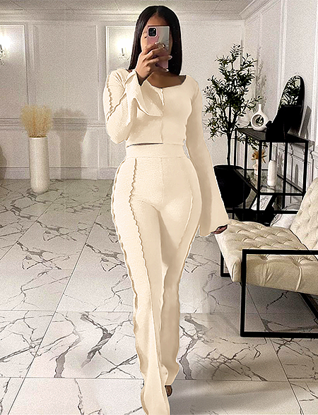 SUPER WHOLESALE | Pit Material Pactchwork 2Piece in Solid