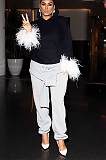 SUPER WHOLESALE |  Sleeve Attachted Jogging Pants