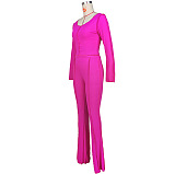 SUPER WHOLESALE | Pit Material Pactchwork 2Piece in Solid