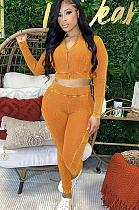 SUPER WHOLESALE |  Pit Fabric Crop Tracking Top & Legging Bottom