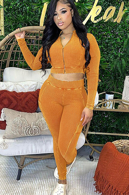 SUPER WHOLESALE |  Pit Fabric Crop Tracking Top & Legging Bottom