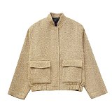 SUPER WHOLESALE | Sequins Front Pockets Coat